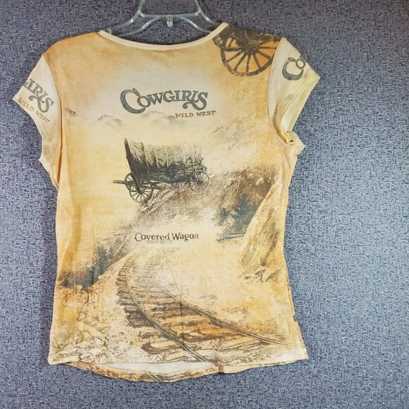 Susan Lawrence Y2K Cowgirls Women of the Wild West M t-shirt - Picture 2 of 5